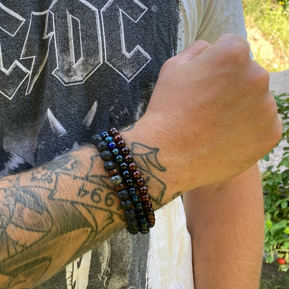 Armband - Lava Lila Rost